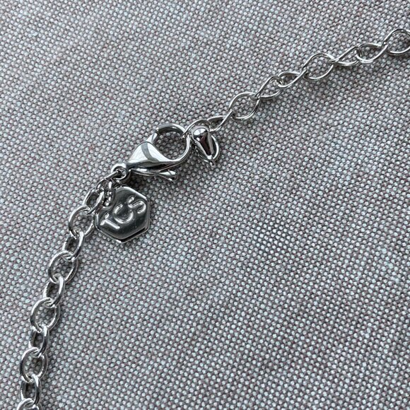 Touchstone Crystal by Swarovski - "SPOT ON" Necklace, Silver Rhodium Plating EUC - Picture 11 of 13